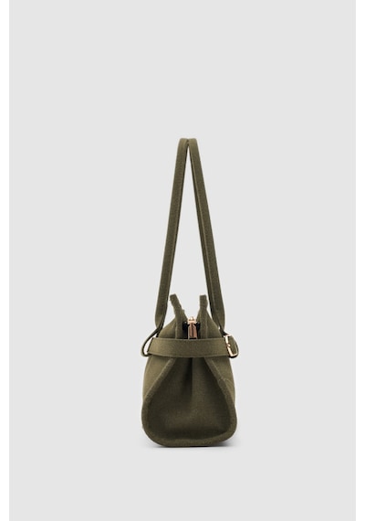 Shule Bags Enyola Vintage Süet Çanta Haki