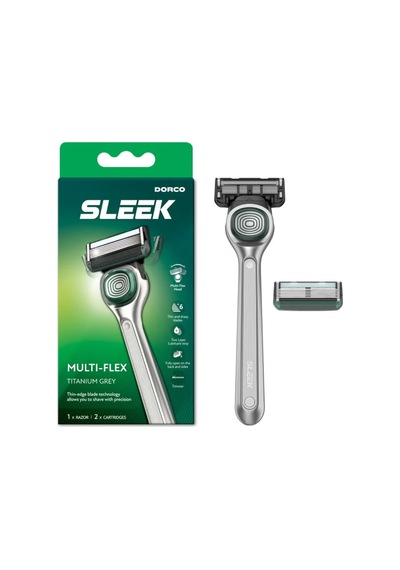 Dorco Pace 6 Sleek Multi-flex 6 Bıçaklı Sistem Tıraş Makinesi 1 Sap + 2 Yedek Başlık