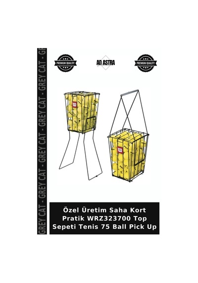 Özel Üretim Saha Kort Pratik Wrz323700 Top Sepeti Tenis 75 Ball Pick Up