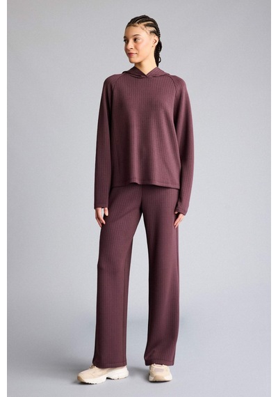 Defacto Standart Fıt Kapüşonlu Modal Sporcu Sweatshirt G5309ax26spbn277 Kahve-bn277