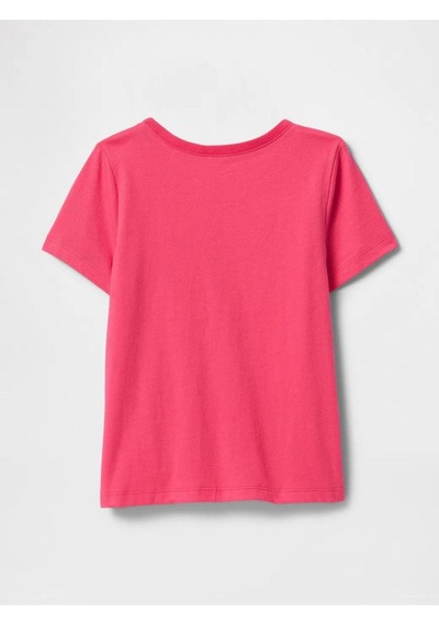 Gap Kız Bebek Grafik T-shirt Fuşya-6036 Fuşya