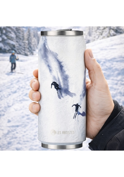 Les Artistes Paris Isı Yalıtımlı Kutu Çelik Termos 500ml Ski Diğer