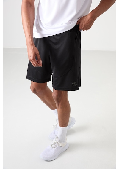 Tommy Life Siyah Polyester Kalın Yumuşak Comfort Fit Erkek Şort - 81271 Siyah