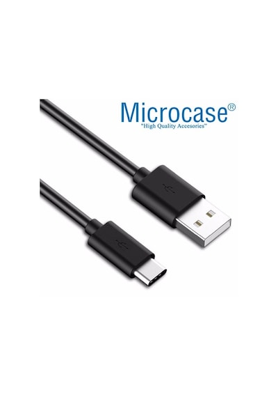 Microcase Type-C Usb Şarj Ve Data Kablosu - 3 Metre Siyah