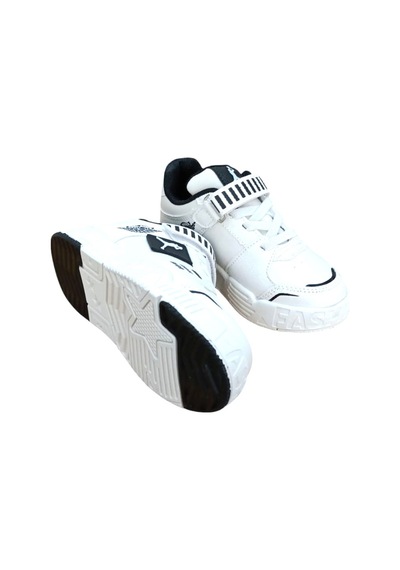 Cool King Patik Çocuk Sneaker Ayakkabı Beyaz Kırmızı