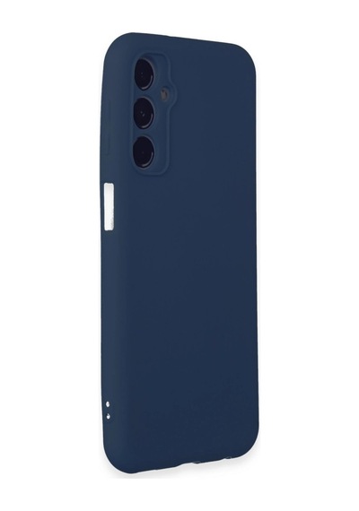 Samsung Uyumlu Galaxy M34 5g Kılıf First Silikon Lacivert