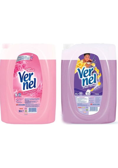 Vernel Çamaşır Yumuşatıcı 5 Lt Relax Ve Gülün Büyüsü 2 Li 2'li Set