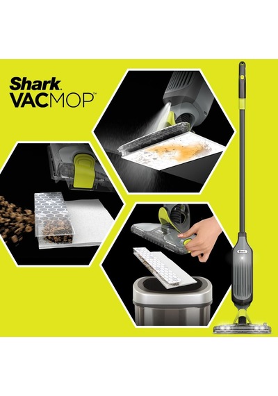 Vmp30 Vacmop Tek Kullanımlık Elektrikli Süpürge Ve Paspas Pedleri, 30 Adet, Beyaz