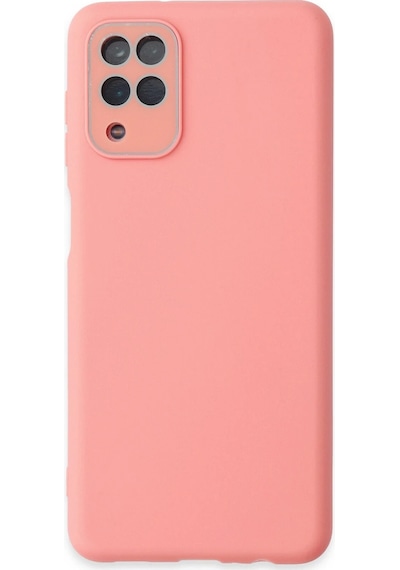 Cosmotex Newface Samsung Galaxy Uyumlu  A22 Kılıf Lansman Glass Kapak - Pembe