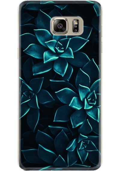Samsung Uyumlu Galaxy S7 Edge Kılıf Silikon Mistik Çiçekler 1650