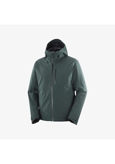 Salomon Hıghland Jacket M Erkek Green Gables// Kayak Ceketi Lc2602700 Haki