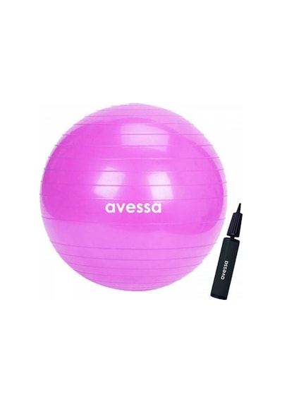 Avessa Pilates Topu 55 CM Pembe Pompalı