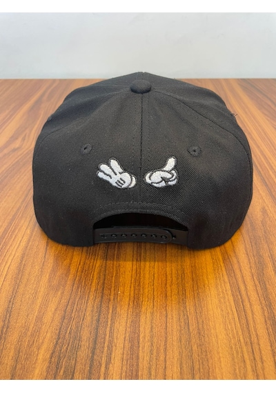 Hip Hop Snapback Rapper Basket Unisex Cap Şapka Siyah