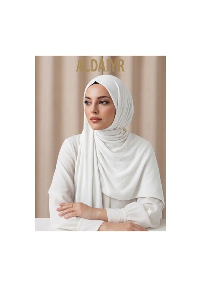 Aldaıyr Penye Şal Düz Krem