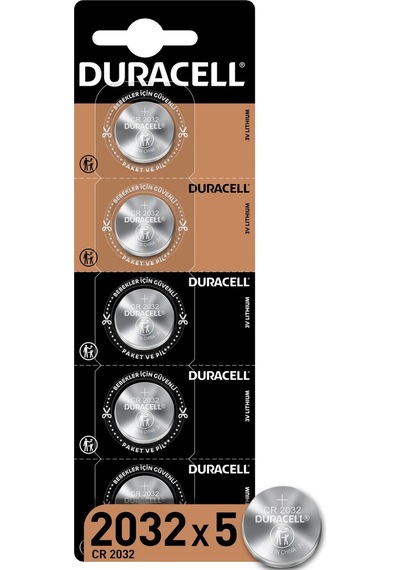 Duracell Cr2032 Lıthıum 3v Pil 5'li - -popvitrin Duracell