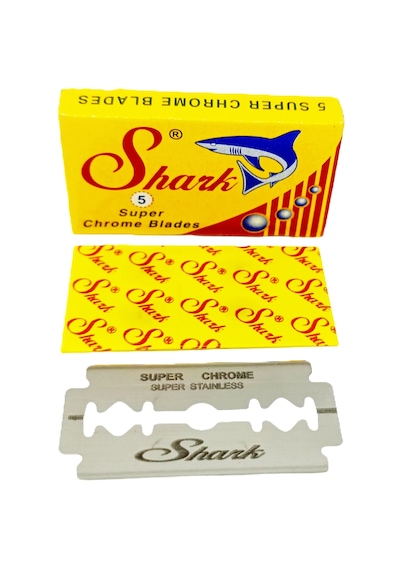 Shark Super Chrome Tıraş Bıçağı 100'lü Çift Kenarlı Yaprak Jilet