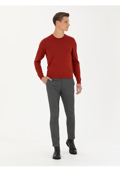 Cacharel Erkek Antrasit Pantolon Kanvas-chino 50274014-vr006 Gri