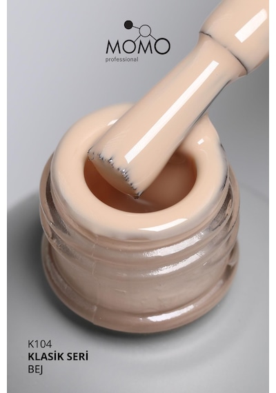 Momo Professional Kalıcı Oje K104 Bej 14 Ml