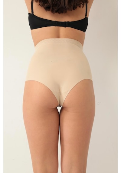 Daniella Lazer Kesim Toparlayıcı Beli Silikonlu String Slip Külot Ten