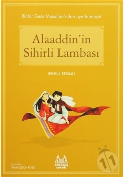 Arkadaş Yayınları Alaaddin In Sihirli Lambası Resimli Mavi Seri
