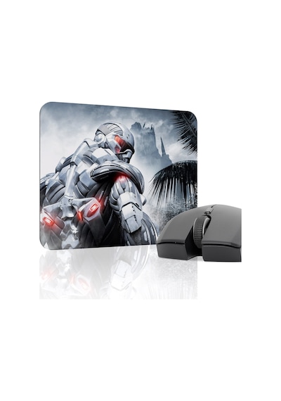 Crysis Kaymaz Dikişli Kauçuk Oyuncu Mousepad V3 - 22x18 Gaming Mouse Pad Fare Altlığı