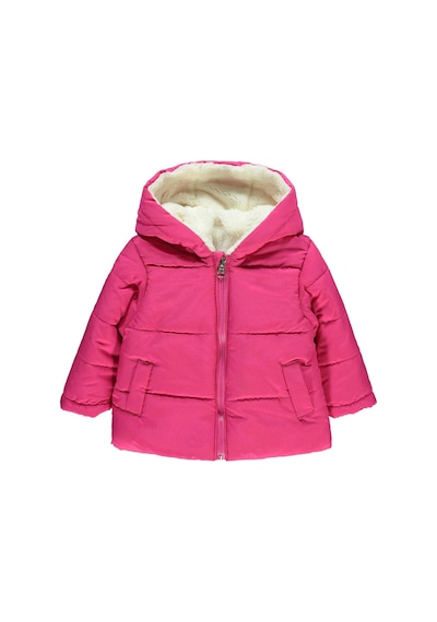 Civil Baby Kız Bebek Kapüşonlu Mont 6-18 Ay Fuşya