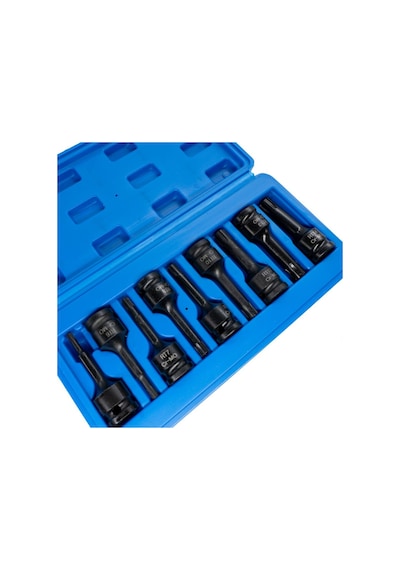 6501 Havalı Uzun Rıbe Uçlu 1/2" Lokma Takımı 9 Parça