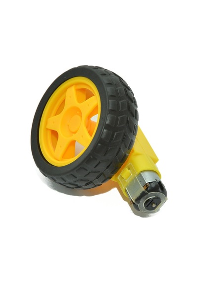 Modülelektronik-6V 250 Rpm Motor Ve Tekerlek Seti