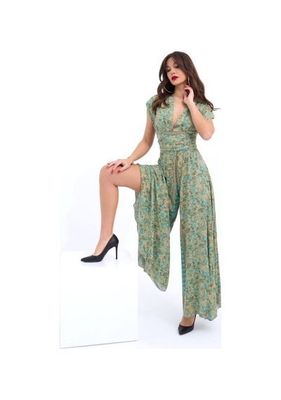 Boho Bağlama Tasarım Viskon Geniş Yanlar Kısa İspanyol Paça Yazlık Tatil Sahil Uzun Bohem Tulum Mint Mint Boho Bağlama Tasarım Viskon Geniş Yanlar Kısa İspanyol Paça Yazlık Tatil Sahil Uzun Bohem Tulum Mint Mint