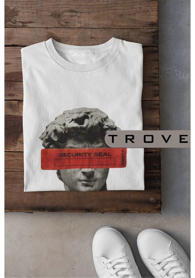 Tarzsokak Unısex Kadın Erkek Mitoloji Tanrı Sansür %100 Pamuk Baskılı Siyah Beyaz T-shirt Tarzsokak Unısex Kadın Erkek Mitoloji Tanrı Sansür %100 Pamuk Baskılı Siyah Beyaz T-shirt