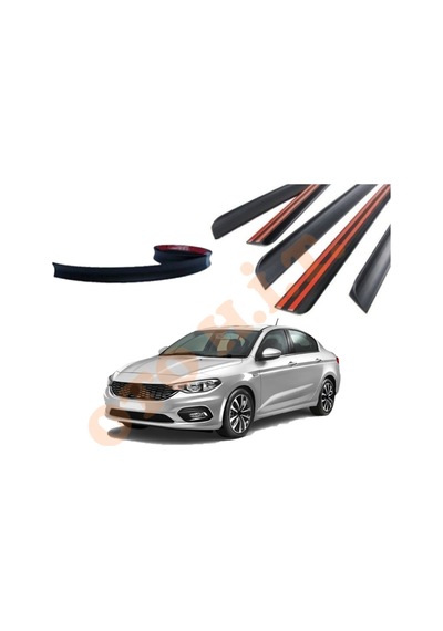 Fiat Egea Uyumlu Bagaj Üstü Spoiler Mat Siyah