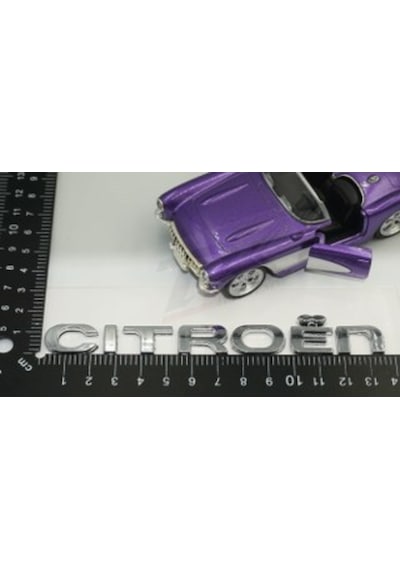 Citroen C4 C5 B7 Bagaj Krom Abs 3M 3D Yazı Logo Amblem