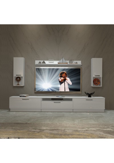 Decoraktiv Trendstyle 270da Slm Tv Ünitesi Tv Sehpası Beyaz