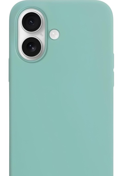 Apple Uyumlu iPhone 17 Soft Touch Lansman Silikon Kılıf Mint Yeşil Mint Yeşili