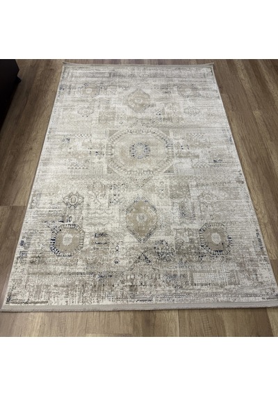 Luxess Halı Roma 1129 Gri Krem Modern Salon Halısı Gri Krem
