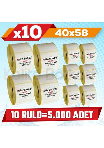 Terazi Etiketi 10 Rulo 5000 Adet