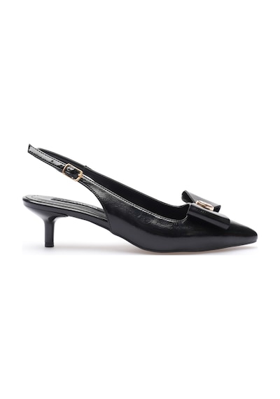Alewomen Margaret Siyah Rugan 4 Cm Topuklu Fiyonk Toka Detaylı Arkası Açık Kadın Ayakkabısı Siyah Rugan Alewomen Margaret Siyah Rugan 4 Cm Topuklu Fiyonk Toka Detaylı Arkası Açık Kadın Ayakkabısı Siyah Rugan