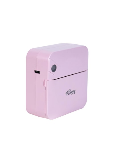 C17m Pembe Mini Bluetooth Yazıcı Termal, Portable, Kartuşsuz Ba