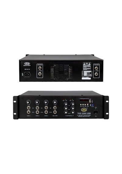 Westsound Tks-2200 Usb 2x 200 Watt 4 Kanal Stereo Mıxer Anfi