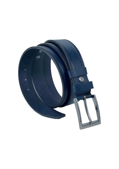 Süzer Deri Lacivert Hakiki Deri Dikişli 3.5 Cm.Lik Klasik Erkek Kemer - 305-