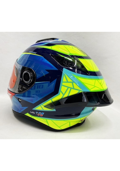 Mt Targo S Diogo Moreira C7 Şeffaf Vizörlü V-14B Kapalı Kask
