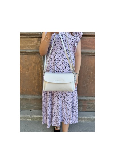 Just Polo Kadın Yeni Sezon Örgü Detaylı Ayarlanabilir Askılı Lüks El Ve Omuz Çantası Ebat : 26 X 14 Cm Taş