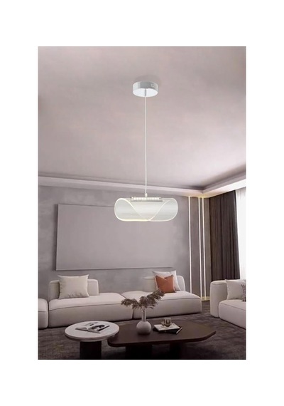Eray Aydınlatma P8088-1 Kr Led Tekli Avize Beyaz 6500 K