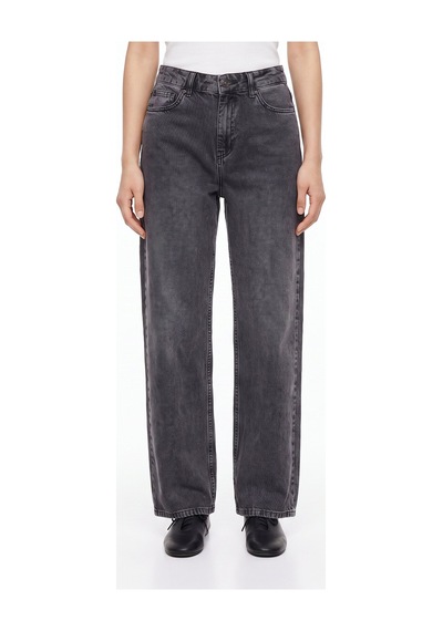 Jeep Antrasit Kadın Straight Yıkamalı Denim Pantolon J6wl-pnt7044