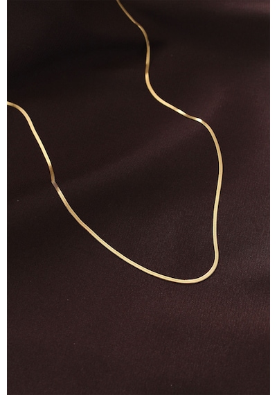 Çelik Gold Renk 60 Cm İnce İtalyan Zincir Kolye Tg27bko6227 Çok renkli