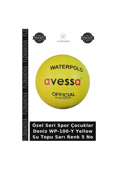 Özel Seri Spor Çocuklar Deniz Wp-100-y Yellow Su Topu Sarı Renk 5 No