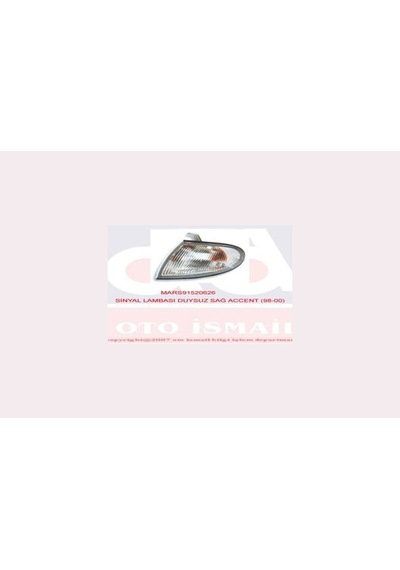 Sinyal - 819 - Lambası Sağ Duysuz Hyundaı Accent - Ece-umay - 1998-2000