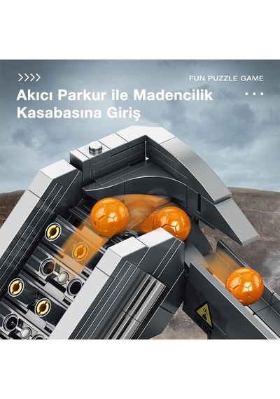 Reobrix Technic 22023 Maden Makinesi Kumanda&motorlu Yaratıcı Yapı Blok Seti Building Blocks Mining Machinery -3338parça