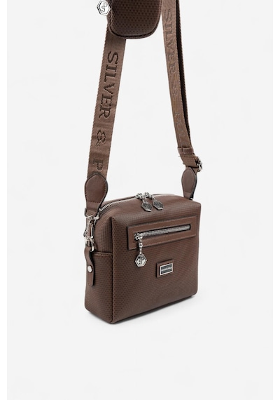 Silver Polo Sp1038 Kadın Çapraz Çanta Petek Kahve-kahve