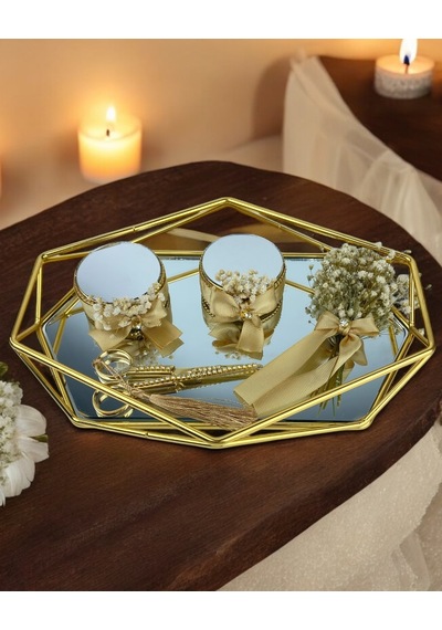 Quill Prizma Söz Nişan Tepsisi Bronz Bronz